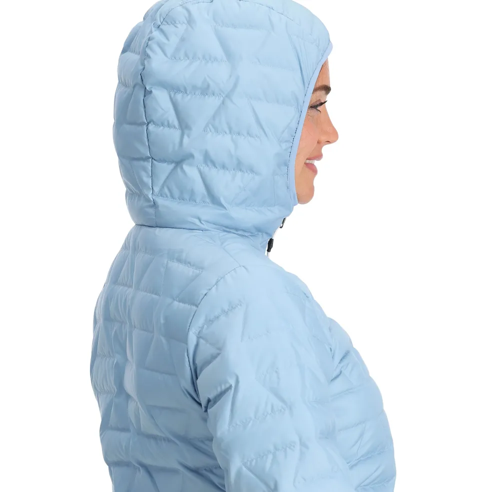 Spyder Midlayers|Down*Womens Zenith Hooded - Blue Drift BLUEDRIFT