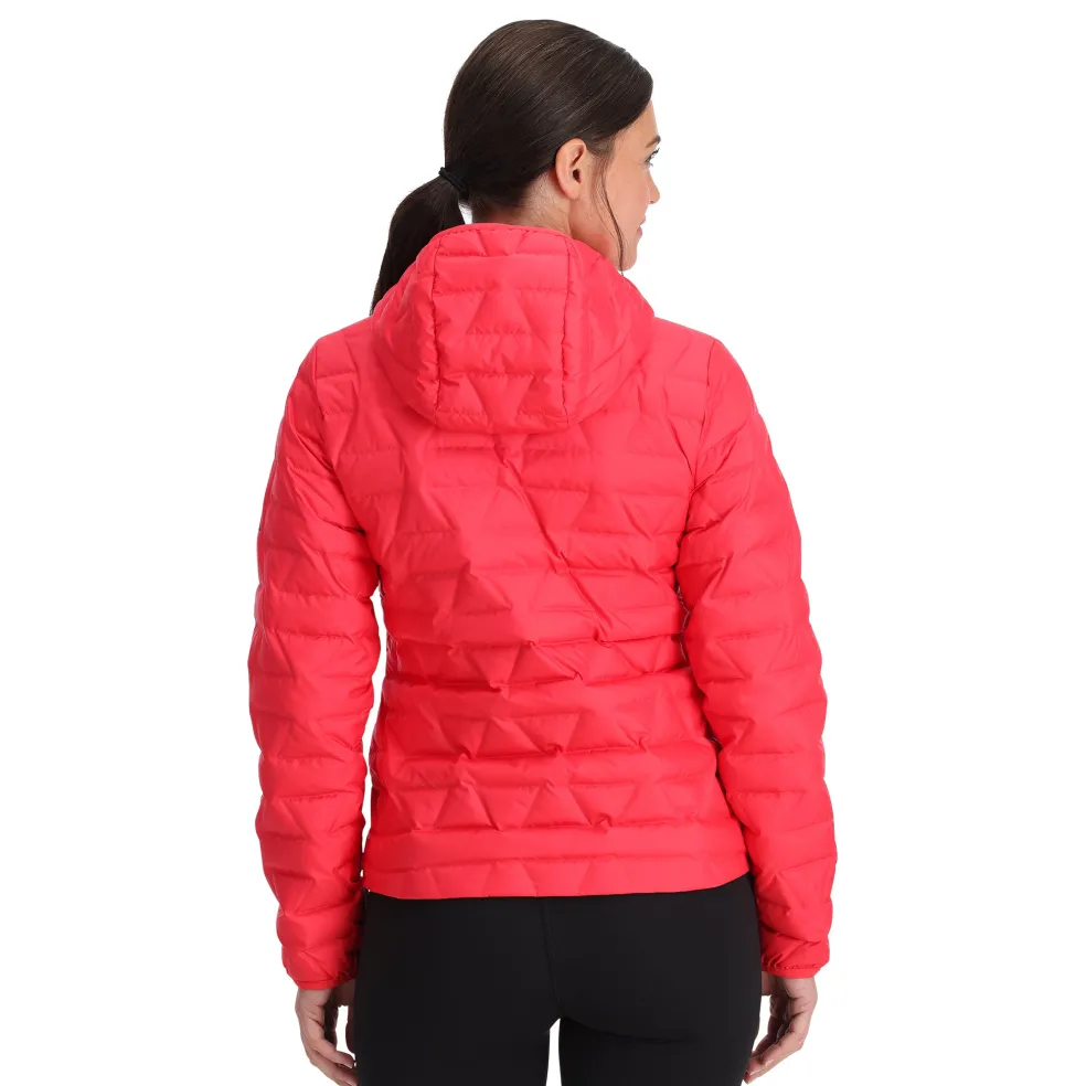 Spyder Midlayers|Down*Womens Zenith Hooded - Prism Pink PRISMPINK