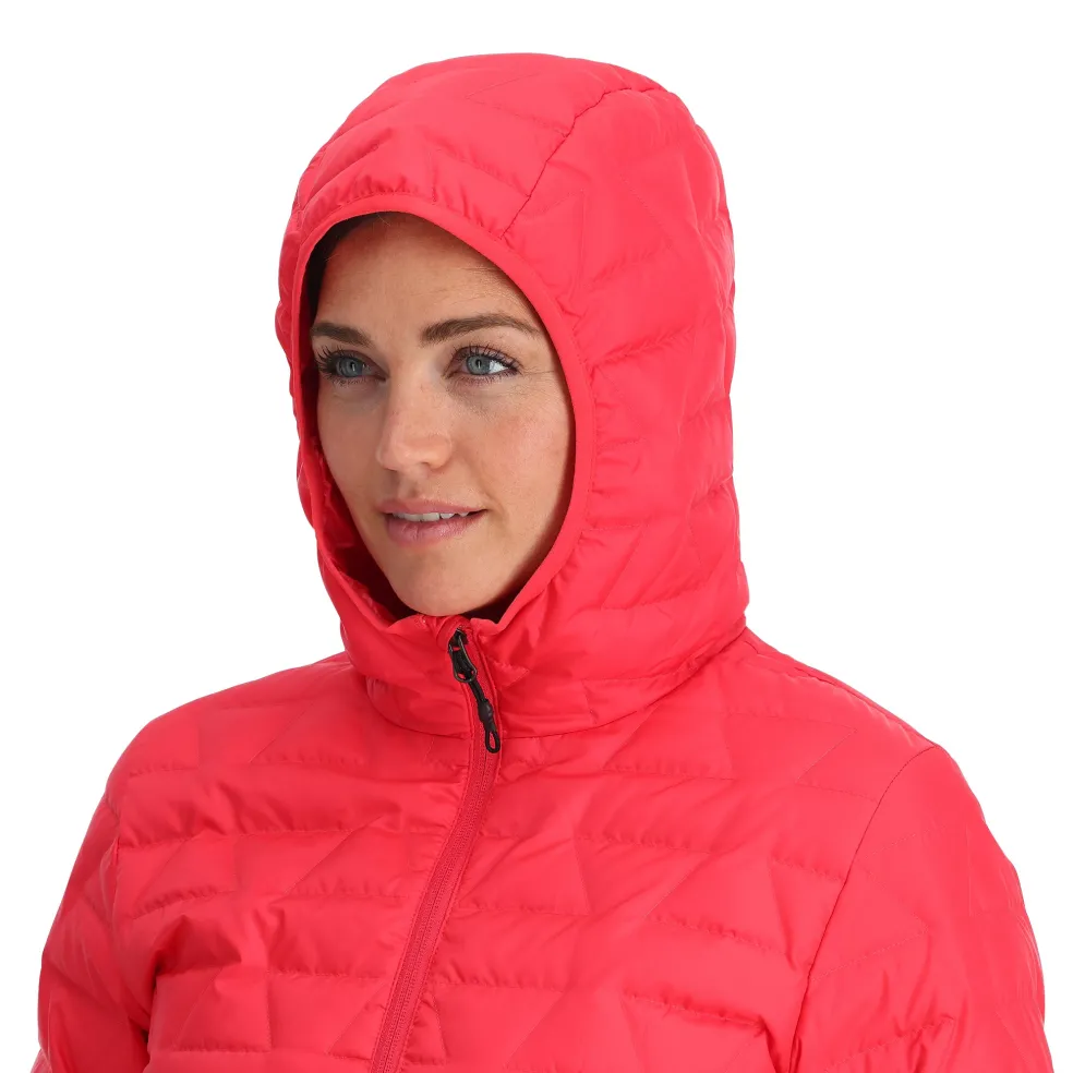 Spyder Midlayers|Down*Womens Zenith Hooded - Prism Pink PRISMPINK